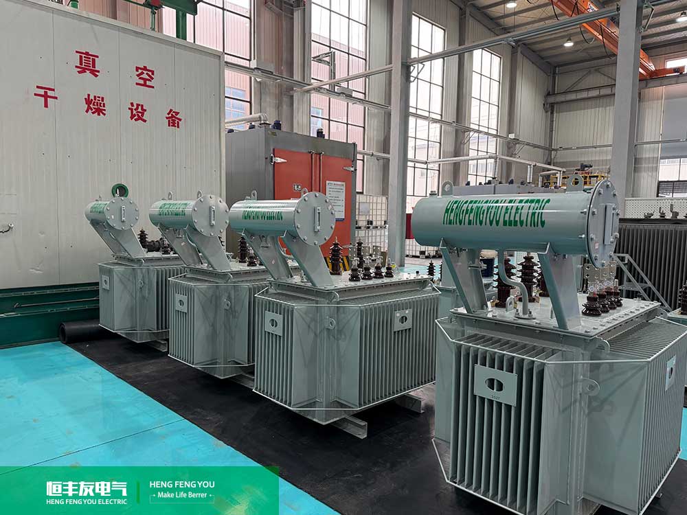 南非光伏变压器, 22kv配电变压器, 恒丰友电气, 1000kva变压器, 500kva变压器, 100kva三相油浸式变压器